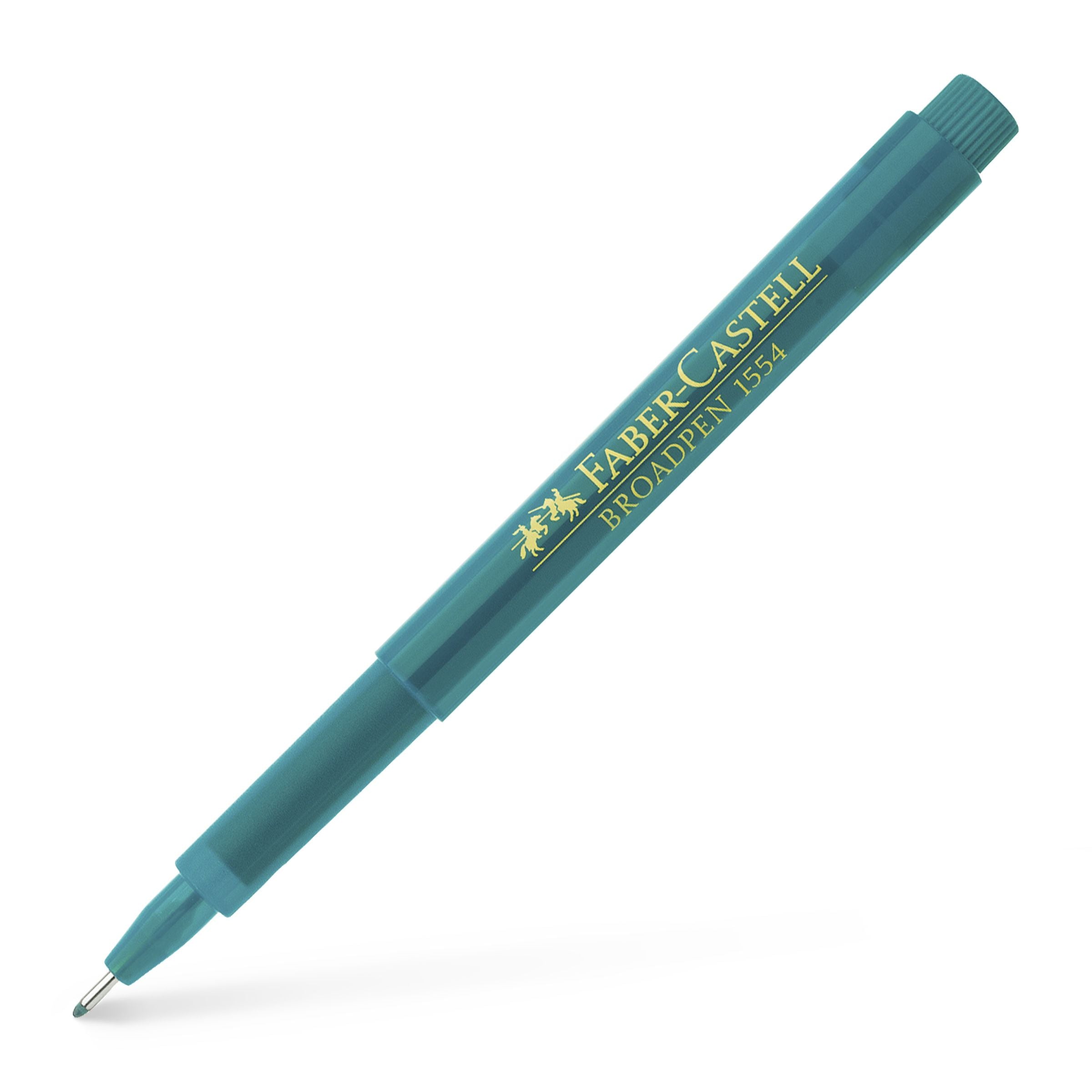 LINER 0.8MM TURCOAZ BROADPEN 1554 FABER-CASTELL LINER 0.8MM TURCOAZ BROADPEN 1554 FABER-CASTELL